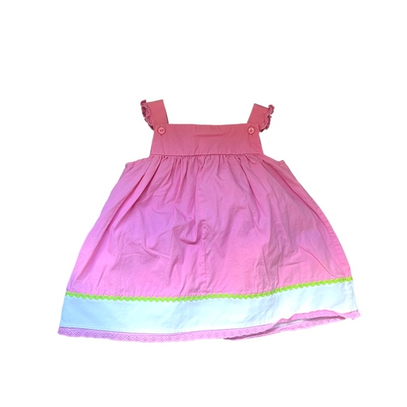 Vintage Y2K Ladybug & Flower Cotton Dress <3 18 months - Picture 2 of 4